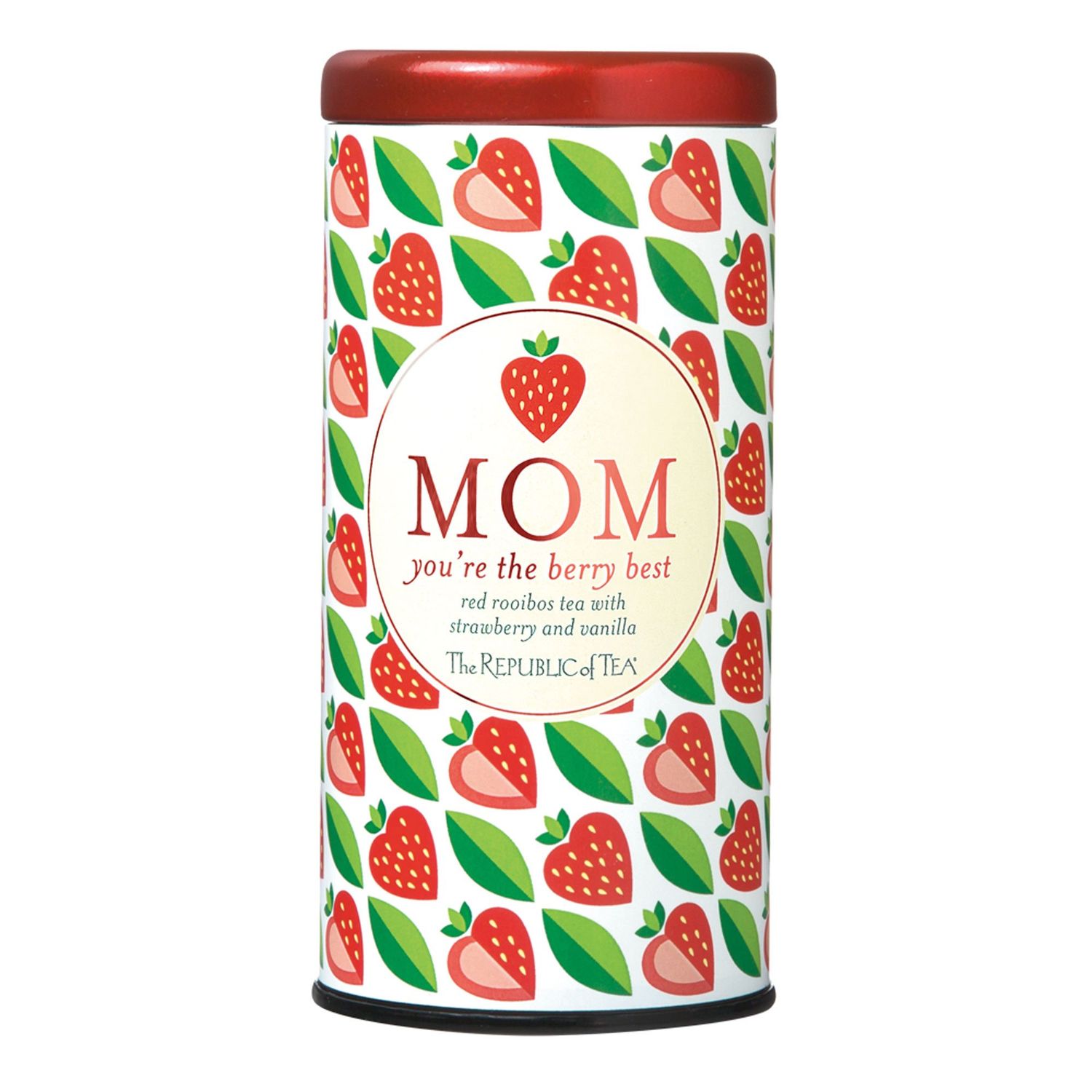 The Republic of Tea Mom You&#39;re The Berry Best Tea, 36 Tea Bags, Gourmet Tea, Strawberry Vanilla Tea Gift