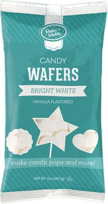 Make&#39;n Mold Vanilla-Flavored Melting Candy Wafers Bright White, 12 Ounce