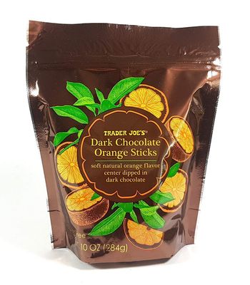 Trader Joe&#39;s Dark Chocolate Orange Sticks 10 0Z (pack of 1)