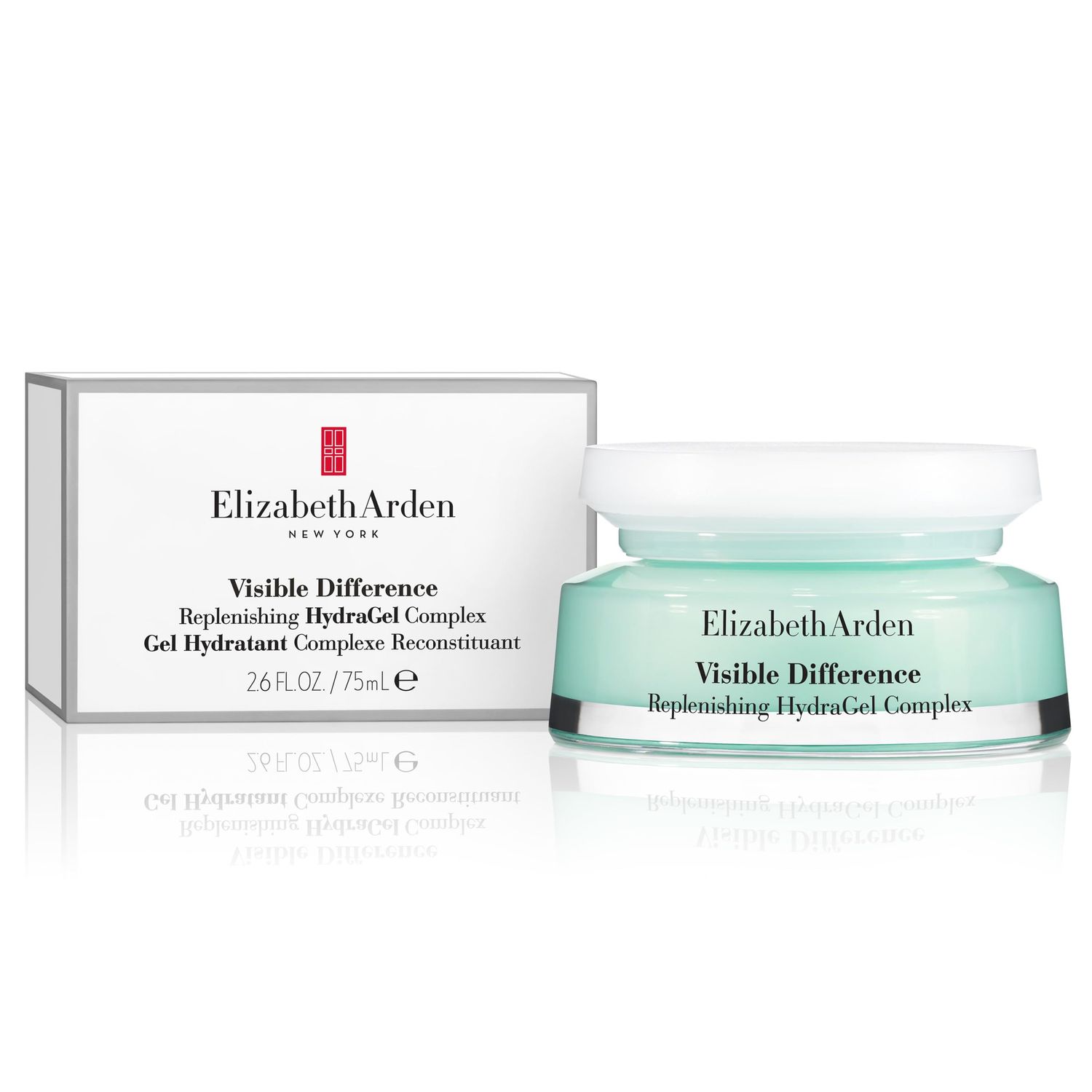 Elizabeth Arden Visible Difference Replenishing HydraGel Complex, Oil-Free Daily Face Moisturizer for Women, Prevents Moisture Loss, Dermatologist and Clinically Tested, 2.5 Oz