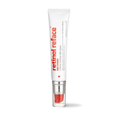 INDEED LABS Retinol Eye Reface, Targeted Retinol Wrinkle Repair Cream for Softer, Smoother, Younger Skin, Contains Vitamin A and Bakuchiol - 1.0 fl oz