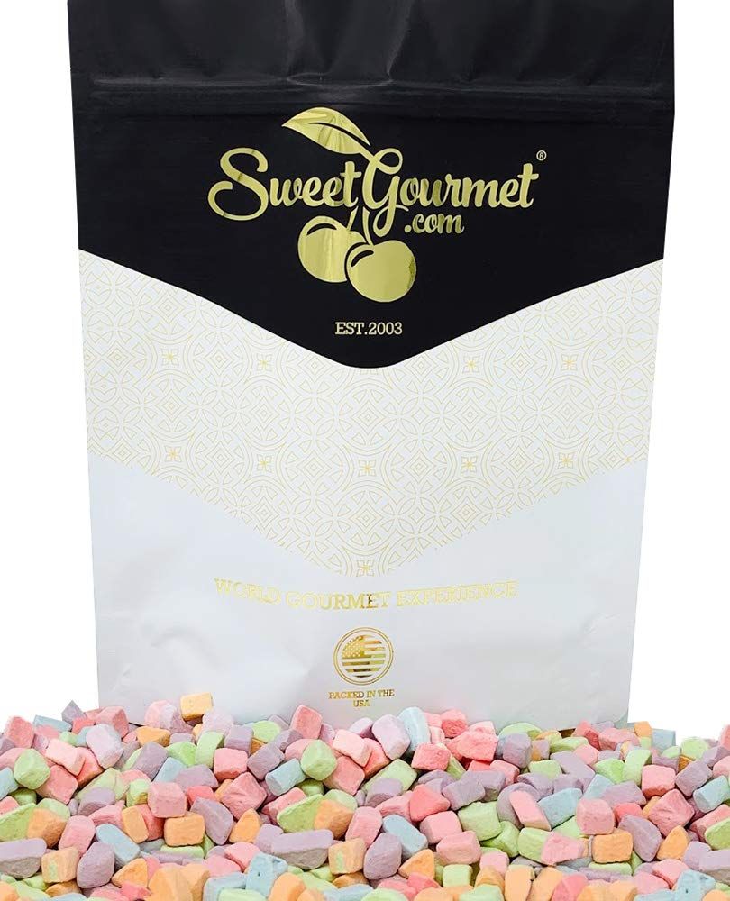 SweetGourmet Assorted Dehydrated Marshmallow Bits, Charms Cereal Marshmallows 6oz