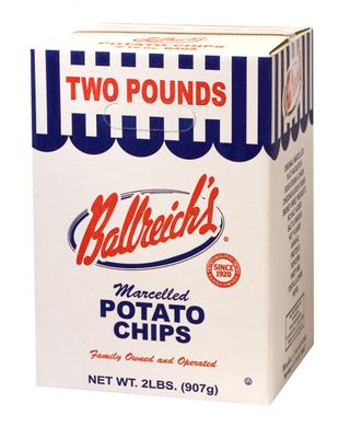 Ballreich Snack Food Company Marcelled Potato Chips 2 Box