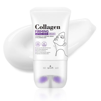 Neck Firming Cream, Hydrating Neck Skin Tightening Lifting Cream for Loose Sagging Skin Fine Lines, Moisturizing Long Lasting Non-greasy Instant Tighten and Lift Neck Moisturizer Cream for Women