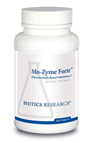 Biotics Research MoZyme Forte Molybdenum 150 mcg, Liver Support, Detoxification, Essential Trace Element, Healthy Metabolism, Antioxidant Support 100 Tablets