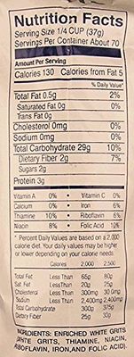 Moss Water Ground White Corn Grits 5 Lbs