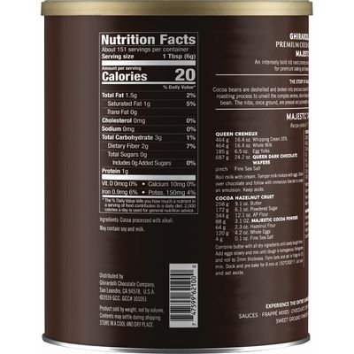 Ghirardelli Majestic Dutch Processed Cocoa Powder, 2 lb