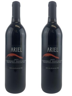 Ariel Cabernet Sauvignon Wine 750ML 2 PACK Alcohol Removed Dealcoholized 25.4 oz Red Oak Aged