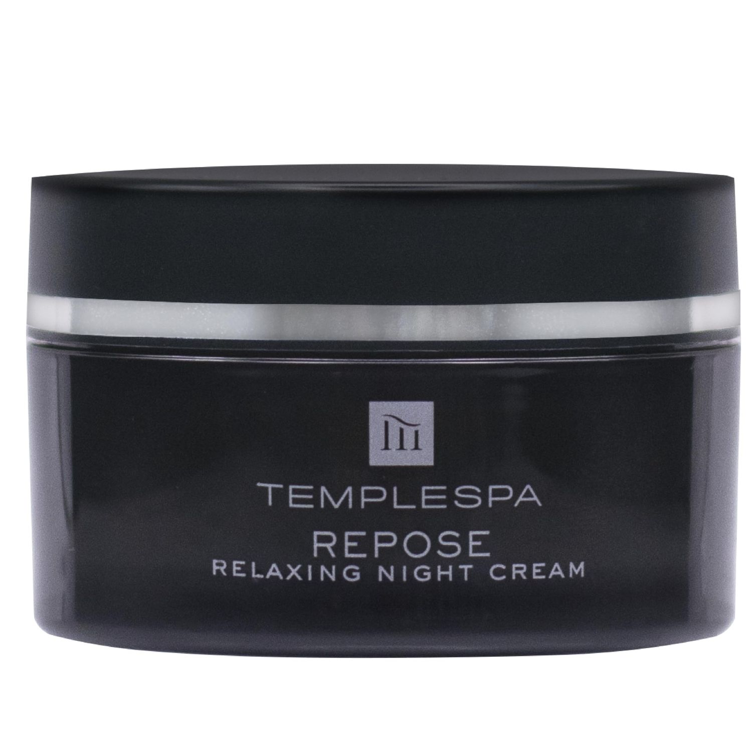 TEMPLESPA REPOSE Relaxing Aromatherapy Night Face Cream, Vitamin-Rich, Anti-Ageing Night Moisturizer to Calm, Relax Settle the Skin, Natural Ingredients, Cruelty-Free, Vegan, 1.6 fl.oz.