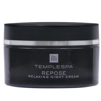 TEMPLESPA REPOSE Relaxing Aromatherapy Night Face Cream, Vitamin-Rich, Anti-Ageing Night Moisturizer to Calm, Relax Settle the Skin, Natural Ingredients, Cruelty-Free, Vegan, 1.6 fl.oz.