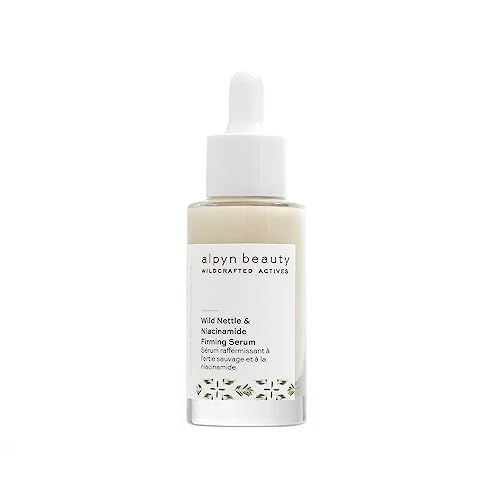 Alpyn Wild Nettle Niacinamide Firming Serum Visibly Smooth, Plump, Moisturize Reduce the Look of Fine Lines Pores - For All Skin Types 1 oz 30 ml