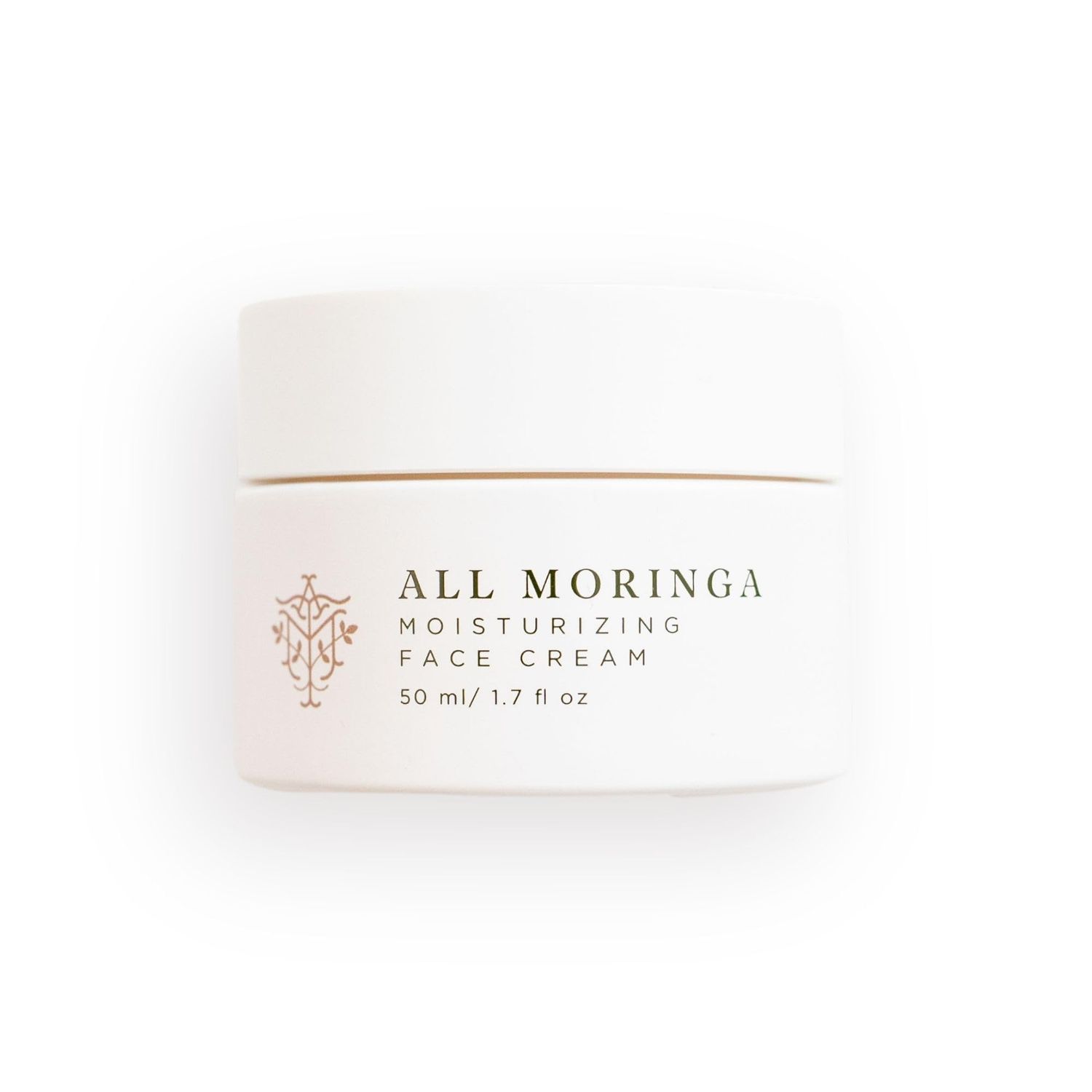 Moringa Oleifera Face Cream, Nourishing, Moisturizing, and Hydrating, Clean Ingredients, Exclusive Formula for Sensitive Skin, Lightweight, All-Natural, Non GMO, Ethically Produced, Jasmine oil scent