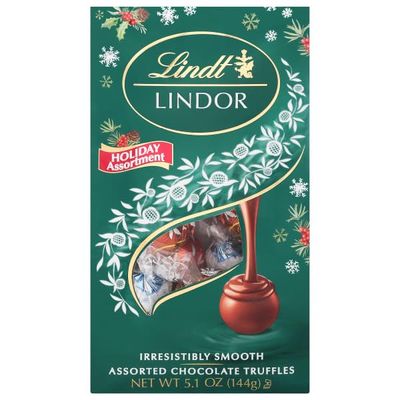 Lindt, Lindor Holiday Assorted Bag, 5.1 Ounce