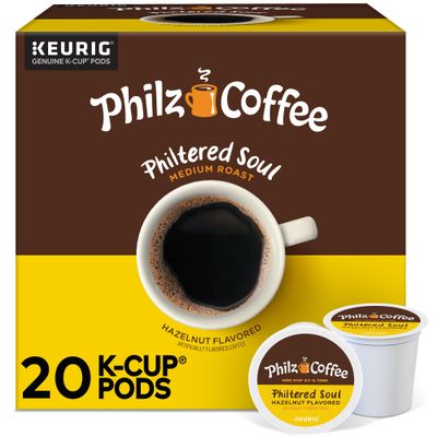 Philz Coffee Philtered Soul K-Cup Pod Coffee, Single Serve Keurig K-Cup Pods, Medium Roast Coffee, 20 count