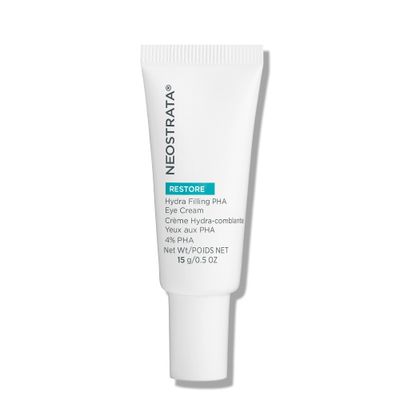 NEOSTRATA RESTORE Hydra Filling PHA Eye Cream, Hydrating and Lifting Anti-Aging Eye Treatment for Fine lines Wrinkles with Hyaluronic Acid, Vitamin C E, and Green Tea Extract, 0.5oz