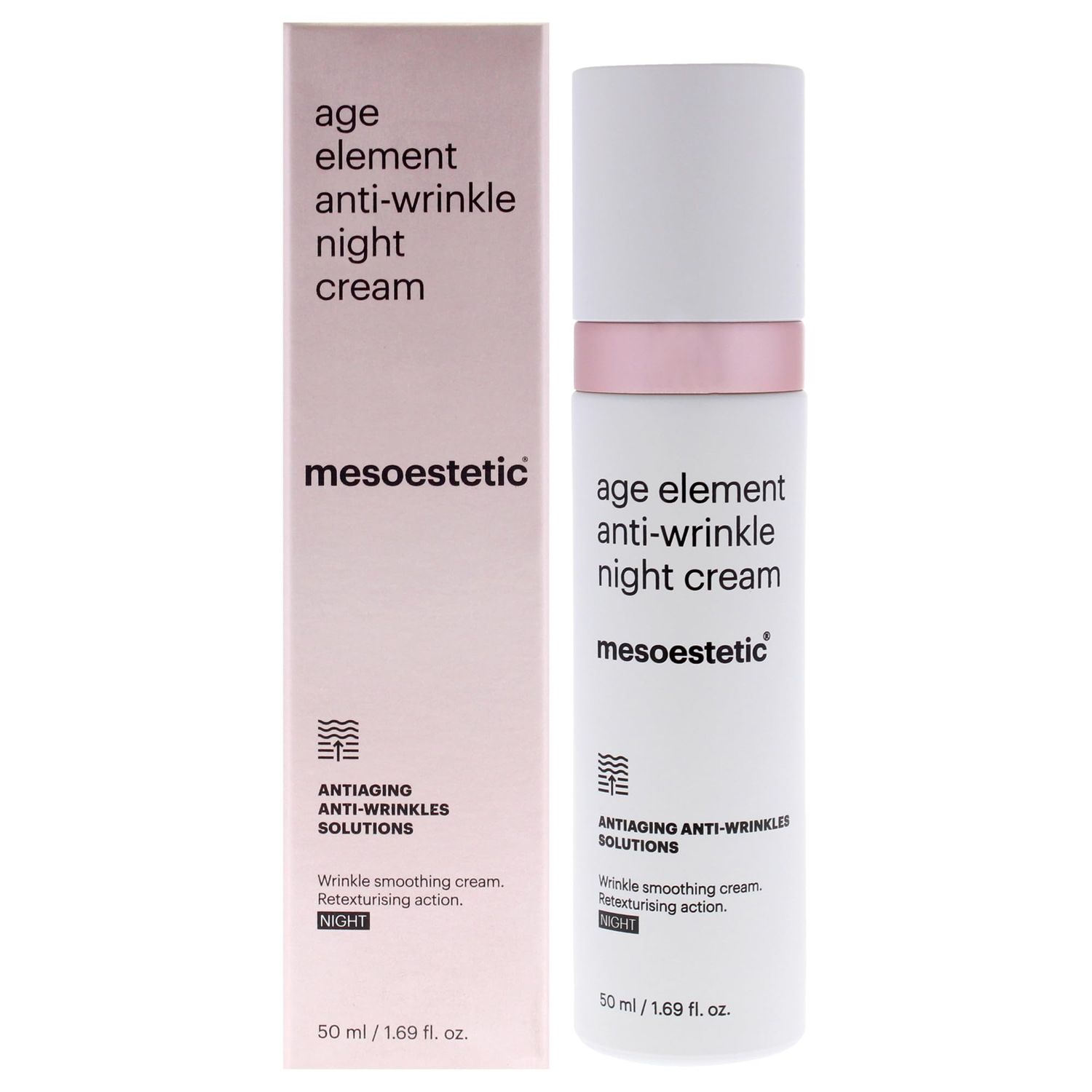 Mesoestetic Age Element Anti Wrinkle Night Cream for Unisex - 1.69 oz Cream