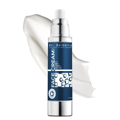 Dr.Barberry 6-in-1 Face Cream for Men, Target Wrinkles, Dark Spots Eye Bags, Anti-Aging Face Moisturizer (1.7 Fl Oz (Pack of 2))