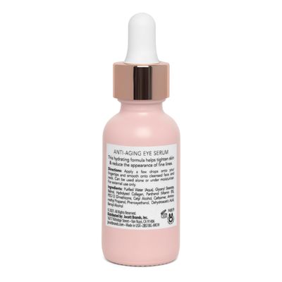 Pearlesssence Anti-Aging Eye Serum with Retinol Collagen - Helps Reduce Fine Lines Wrinkles Gentle Lightweight Formula Plumps Tightens Made in USA Cruelty Free (1oz)