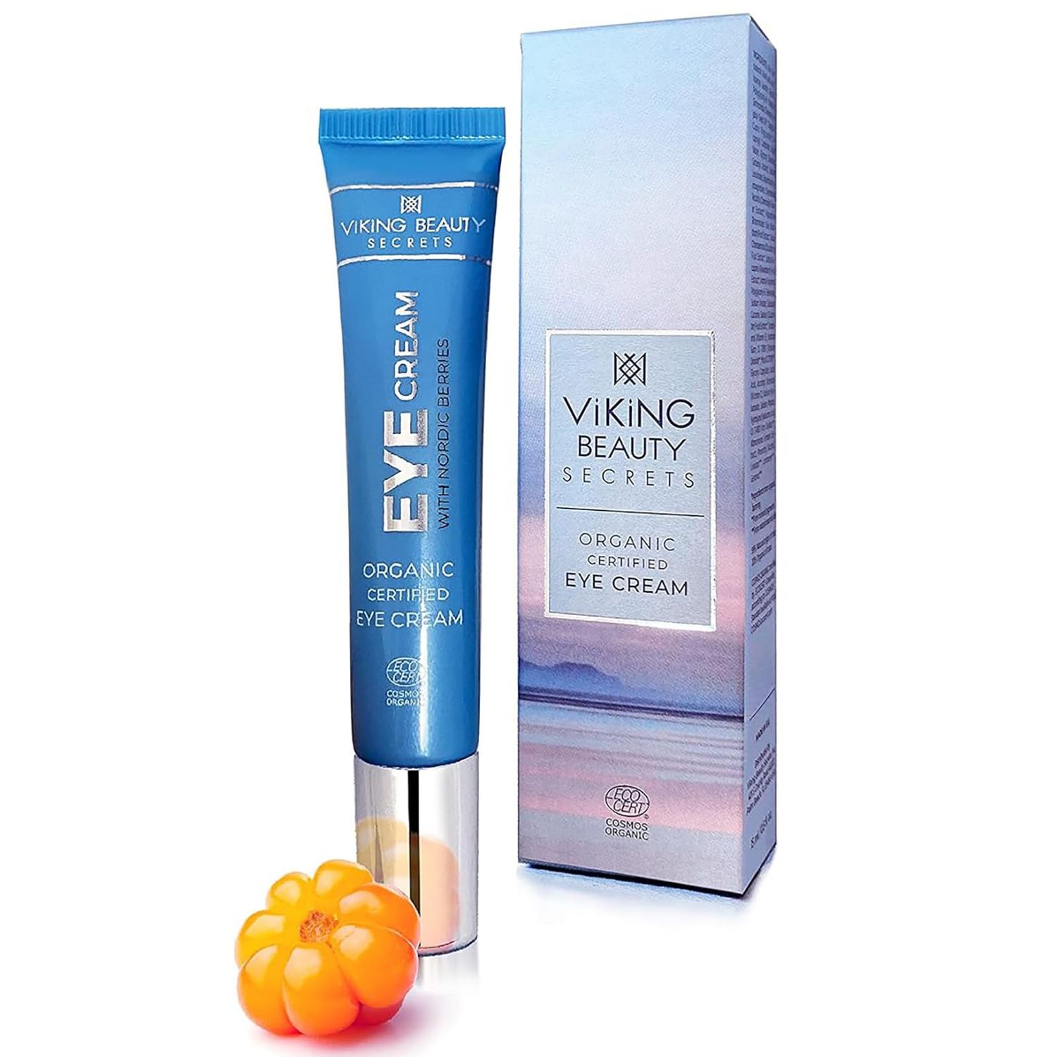 Viking Beauty Secrets Eye Cream - Hyaluronic Acid and Nordic Berry Infused Eye Cream - Under Eye Cream for Reducing Dark Circles and Fine Lines - Hydrating Eye Cream for Daily Use