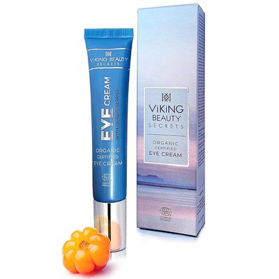 Viking Beauty Secrets Eye Cream - Hyaluronic Acid and Nordic Berry Infused Eye Cream - Under Eye Cream for Reducing Dark Circles and Fine Lines - Hydrating Eye Cream for Daily Use