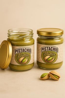 Peanut Butter Sweet Spread, 3.5 oz (100g) Rich and Nutty Peanut Cream Knafeh Dubai Pistachio Chocolate Bars