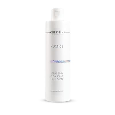 -CHRISTINA- Nuance Gentle Daily Cleanser for Face - Hydrating Facial Wash for Women Men - Purifying, Moisturizing, Natural Emulsion with Pomegranate, Raspberry Grape Seed Extracts - 300ml