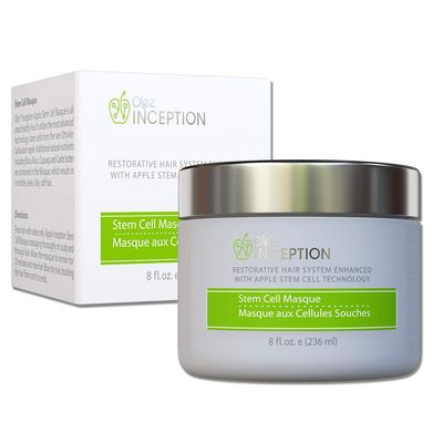 Olez Apple Stem Cell Mask Restores Dull and Dry Hair, Treats the Scalp and Promotes Hair Growth Volume, Hydrates, Anti-Frizz - With Apple Stem Cell, Argan Oil Anti-Aging Natural Vitamins Complex