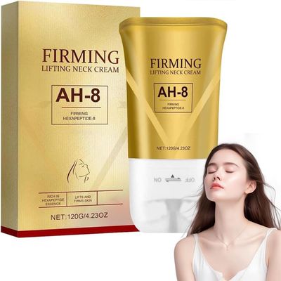 AH-8 Firming Neck Cream, Neck Cream With Roller, Neck Firming Creams For Tightening And Firm-ing, Reduces Neck Lines, Moisturizes, Tightens Skin