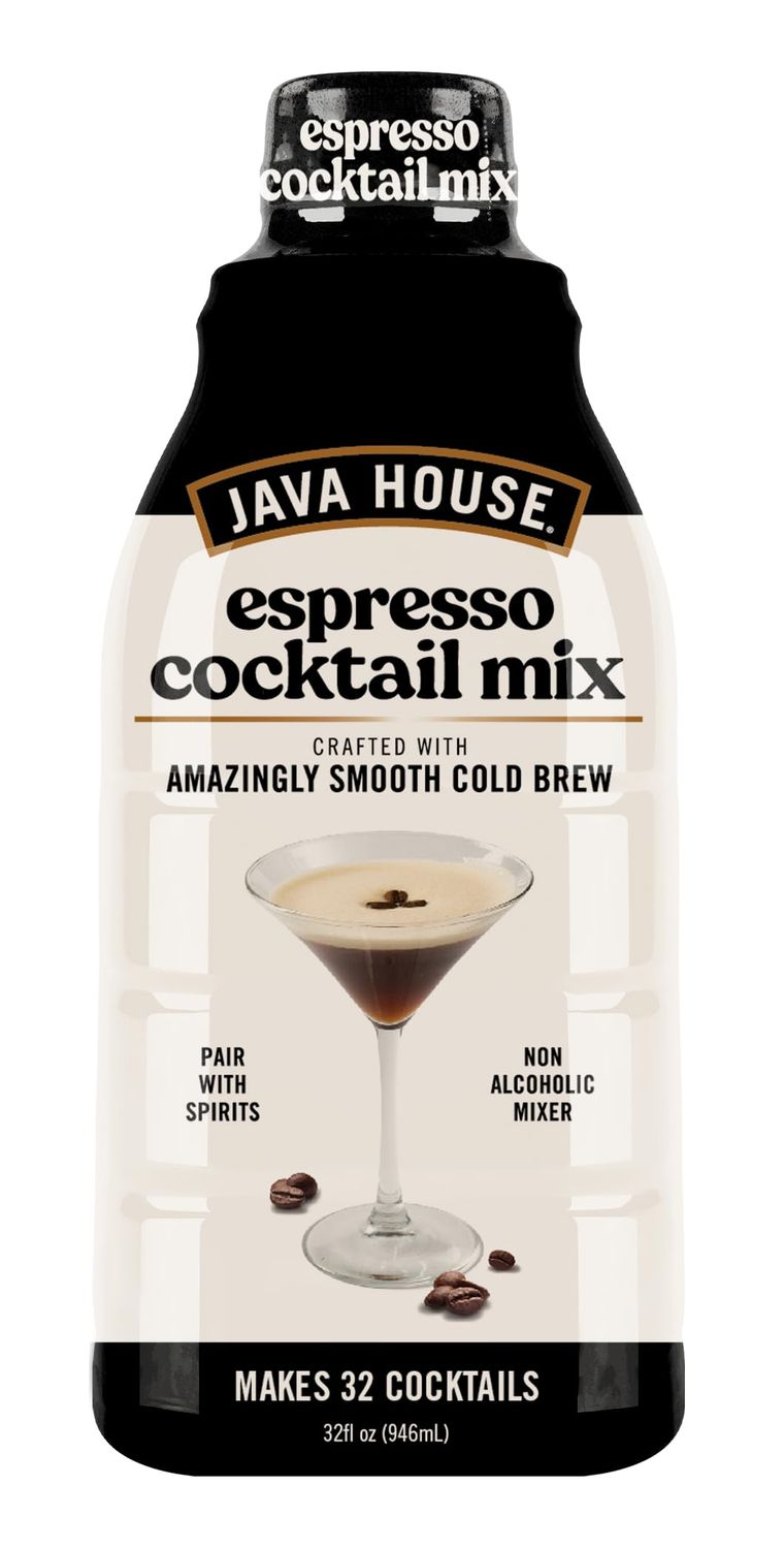 Java House Cold Brew Espresso Cocktail Mix, Ready to Use Liquid Coffee Concentrate- 32 fl oz (makes 32 cocktails)