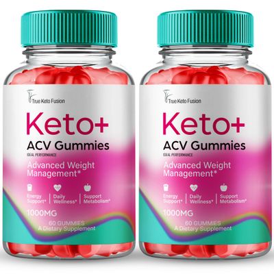 IDEAL PERFORMANCE True Keto Fusion Gummies, True Keto Fusion Keto ACV Supplement - Extra Strength, TrueKeto Fusion Keto ACV Gummy, All Natural TrueKetoFusion KetoACV Premium Gummy Reviews (2 Pack)