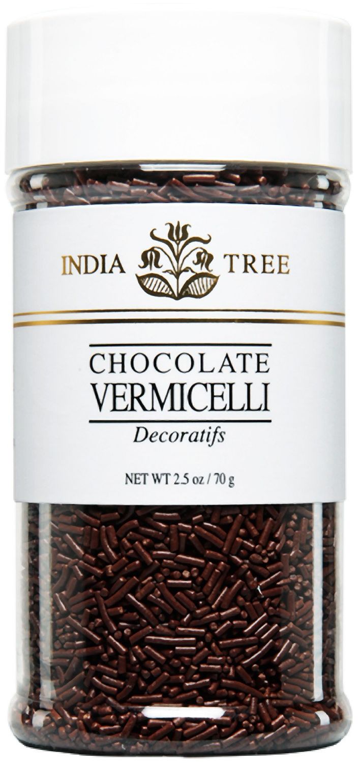 India Tree Chocolate Vermicelli, 2.5 oz (Pack of 3)