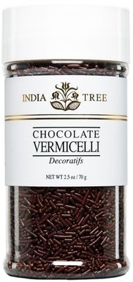 India Tree Chocolate Vermicelli, 2.5 oz (Pack of 3)