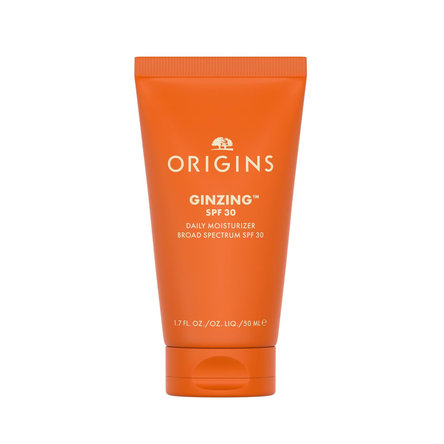 Origins GinZing Daily Moisturizer with SPF 30 Delivers Radiance All-Day Hydration With Hyaluronic Acid, 1.7 Fl Oz