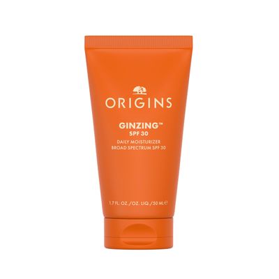 Origins GinZing Daily Moisturizer with SPF 30 Delivers Radiance All-Day Hydration With Hyaluronic Acid, 1.7 Fl Oz