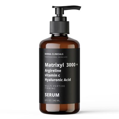 Matrixyl 3000 Argireline, Vitamin C, Hyaluronic Acid Serum, Anti-Aging Face Serum, Anti-Wrinkle Serum for face, Multi Peptide Firming Serum - 8oz