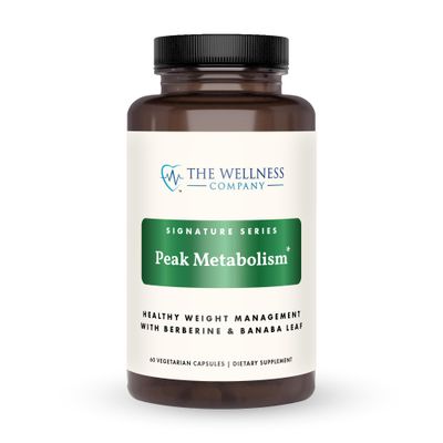 The Wellness Company Peak Metabolism 60 Capsule (1 Month Supply) Metabolic Health