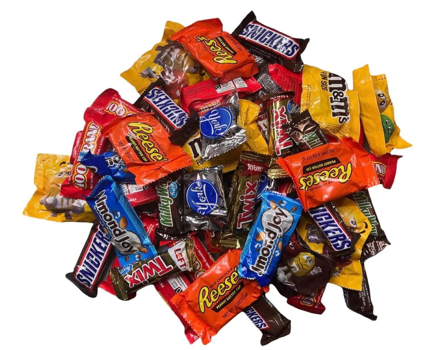 3.0lbs Chocolate Halloween Candy Bulk Variety Pack Mix - Fun Size Candy Bulk Chocolate Halloween Candy Individually Wrapped - Perfect for Parties, Kids, Family Friends!