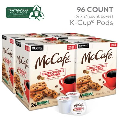 McCaf Loaded Chocolate Chip Cookie, 96ct (4 Packs of 24)