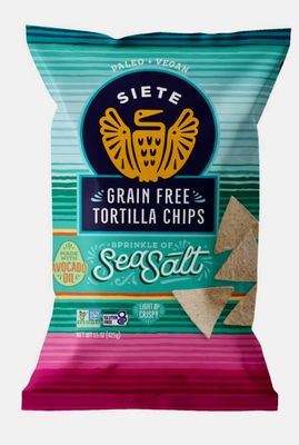Siete Grain Free Tortilla Chips, 12 oz