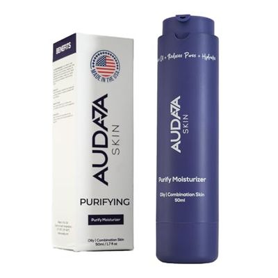 Purify Moisturizer - for Oily and Combination Skin - Deep Hydration and Balanced Glow with Anti-Aging and Pore Minimizing Daily Face Moisturizer for Clear, Even-Toned Complexion - 50ml1.7 oz