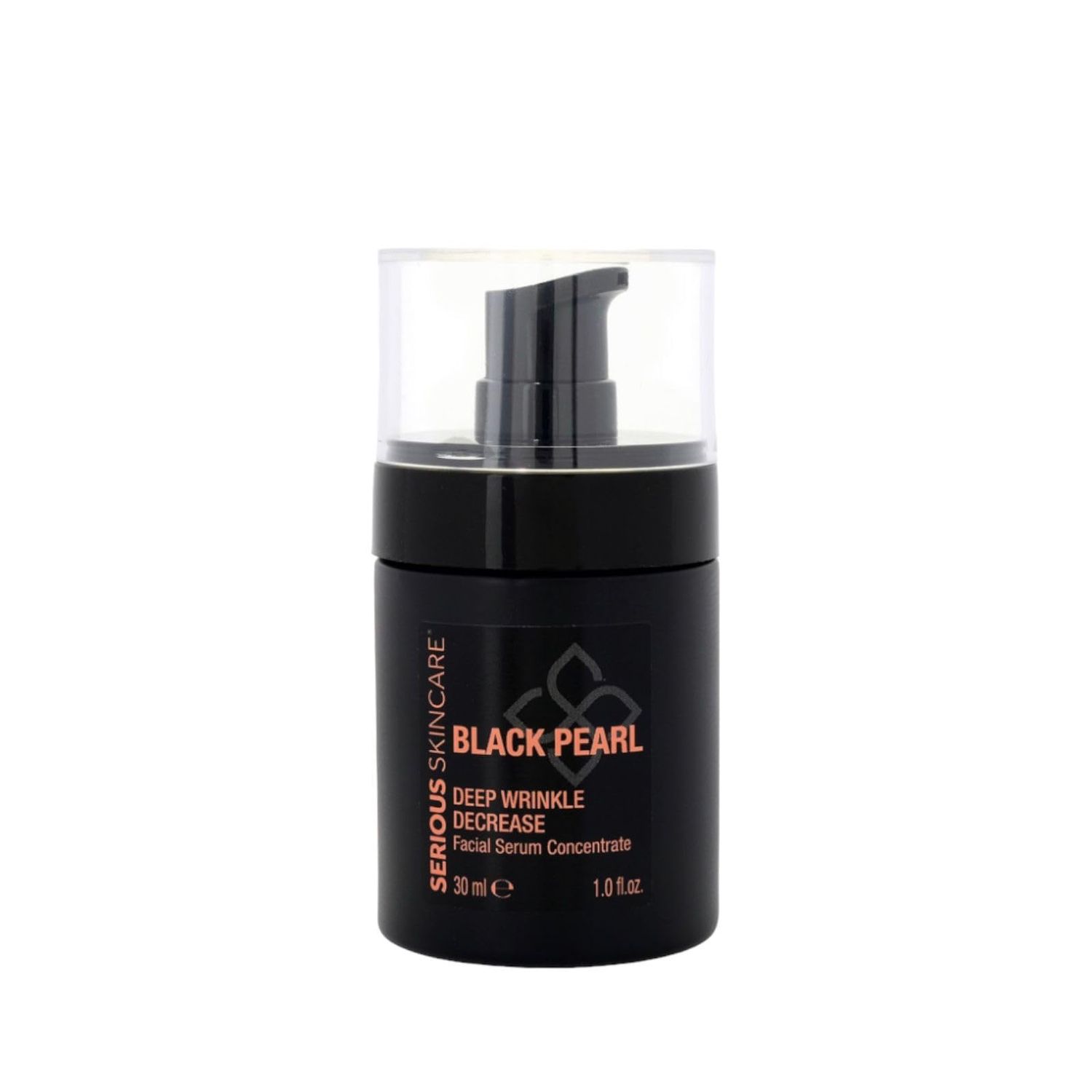 Serious Skincare - Black Pearl Deep Wrinkle Decrease Face Serum - Repair Deep Lines Wrinkles - Increases Skin Hydration Elasticity - Radiance Boosting for Luminous Glowing Skin 1 Fl. Oz.