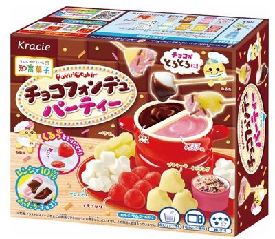 Kracie DIY Candy kit Chocolate Fondue Party with MAIKO Sticker Pio big bazar