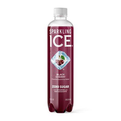 Sparkling ICE Black Cherry 17 Fl Ounce Bottle, Black Cherry