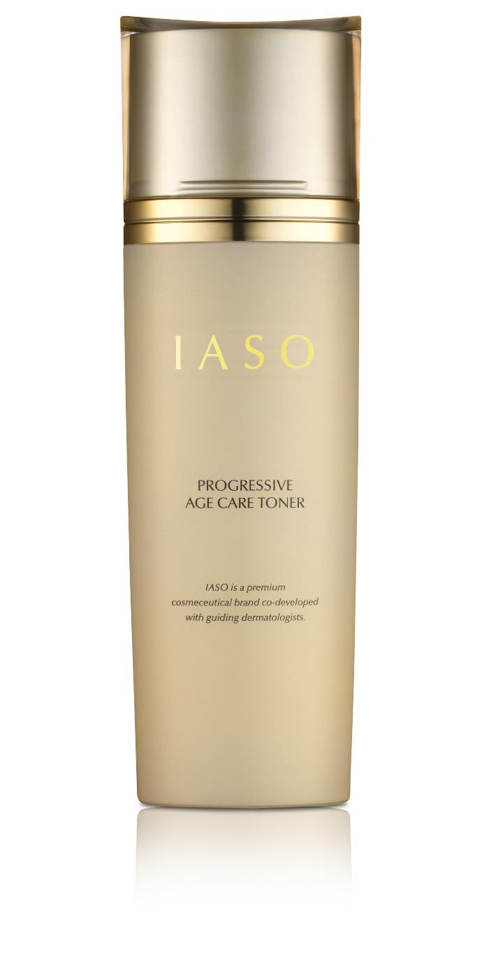 IASO Progressive Age Care Toner Premium Anti-Aging, Anti-Wrinkle Skin Toner, Nourishing Ingredients, Enriched with Ginseng, Korean Skin Care, 6.08 oz