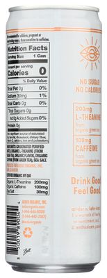 Ardor Organic Inc Water Sparking White Peach 12 FO