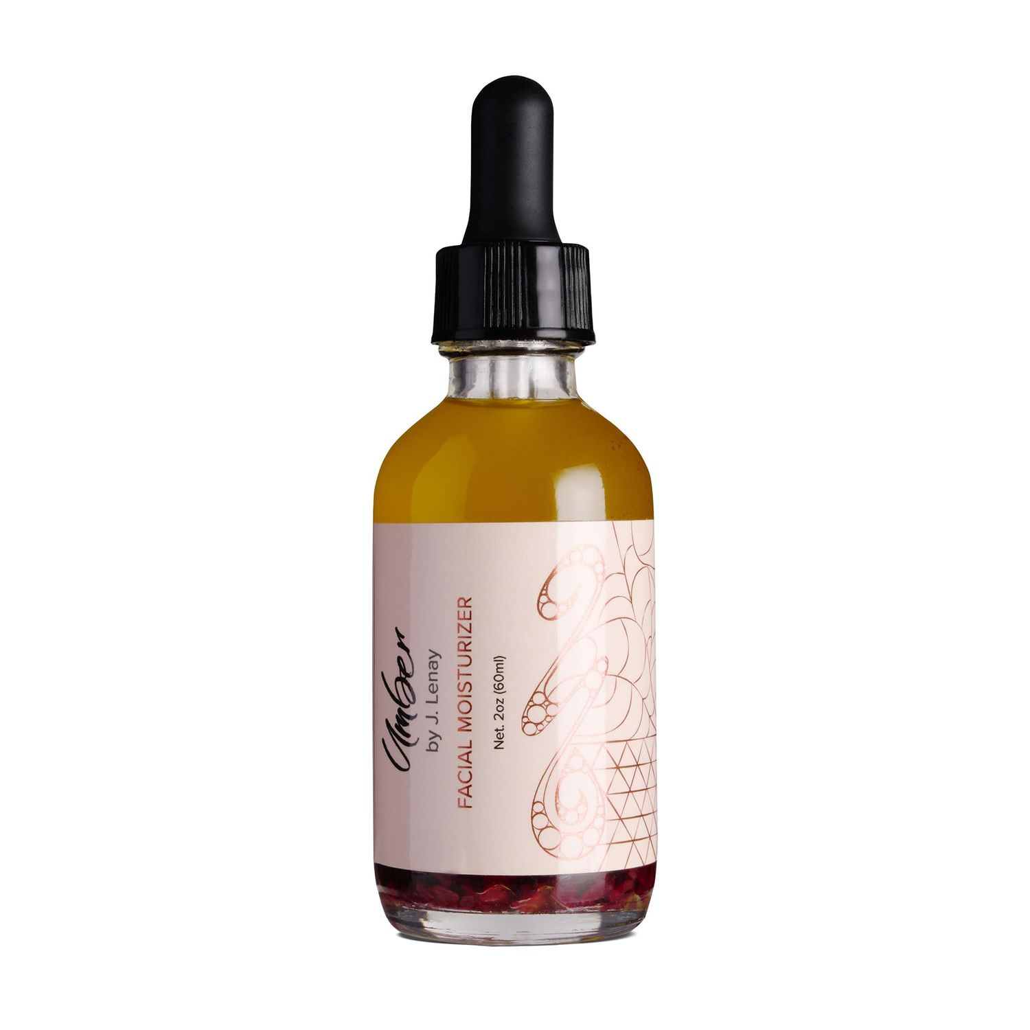 Umber by J Hydrating Facial Moisturizer - Face Serum for Dry and Sensitive Skin with Tea Tree Oil and Jojoba Oil - Improves Overall Skin Tone and Helps Balance Sebum Production for Healthy Skin