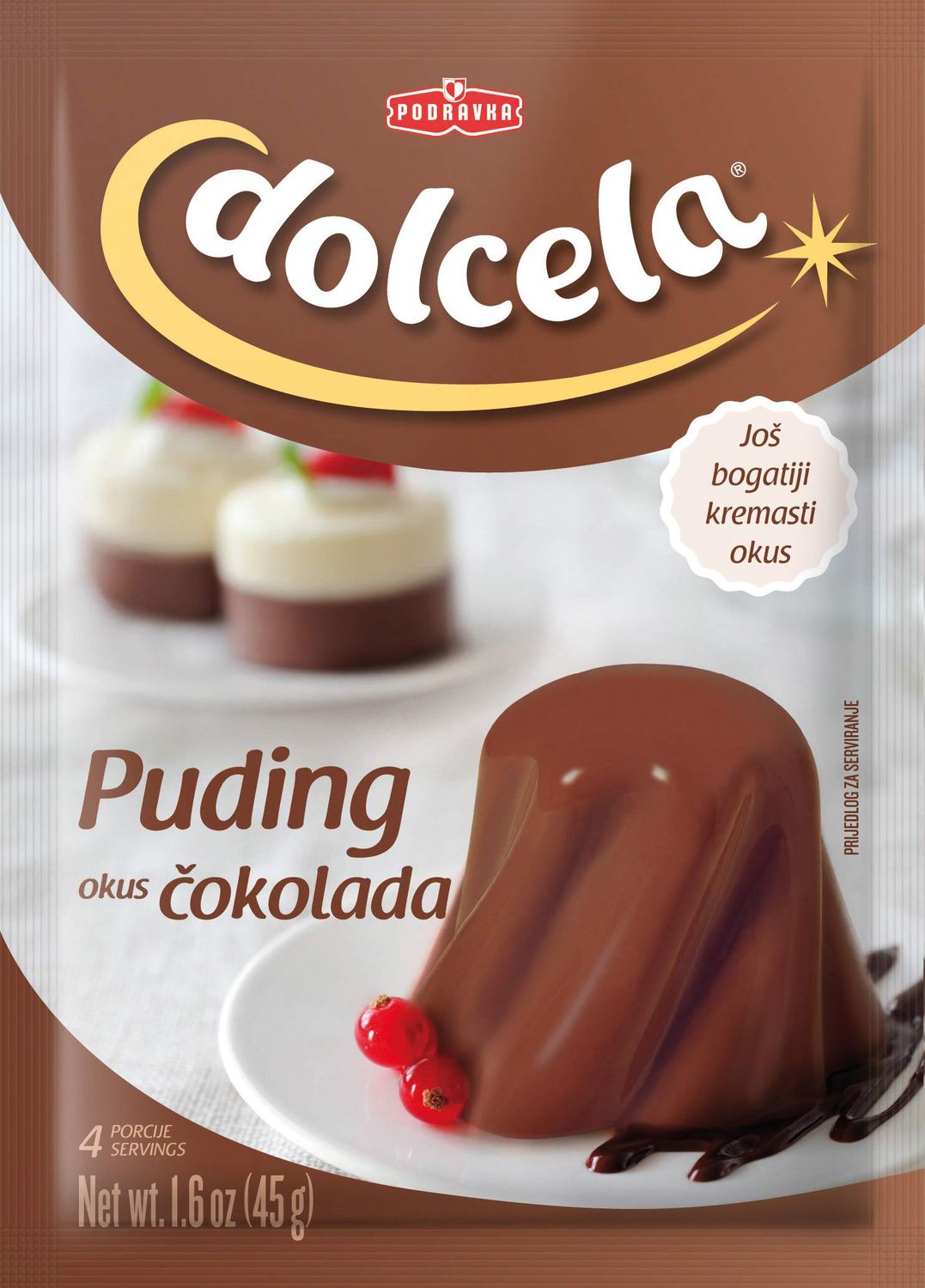 Dolcela Pudding Powder Chocolate 45g