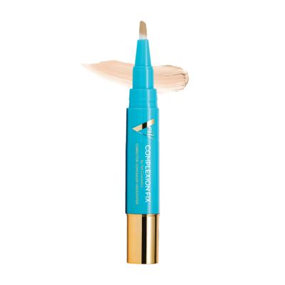 Veil Cosmetics - Complexion Fix Concealer - Liquid Concealer for Under Eye Dark Circles - Highlight, Contour, Correct - Anti-Aging - Vegan Makeup Pen - Hydrating Lightweight (1N Porcelain Neutral)