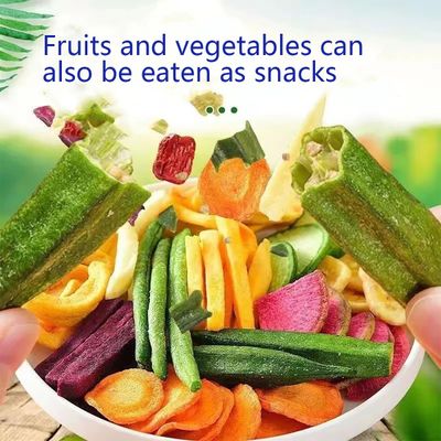 Mixed vegetable fruit chips Vegetable potato chips casual snack 12.34oz.