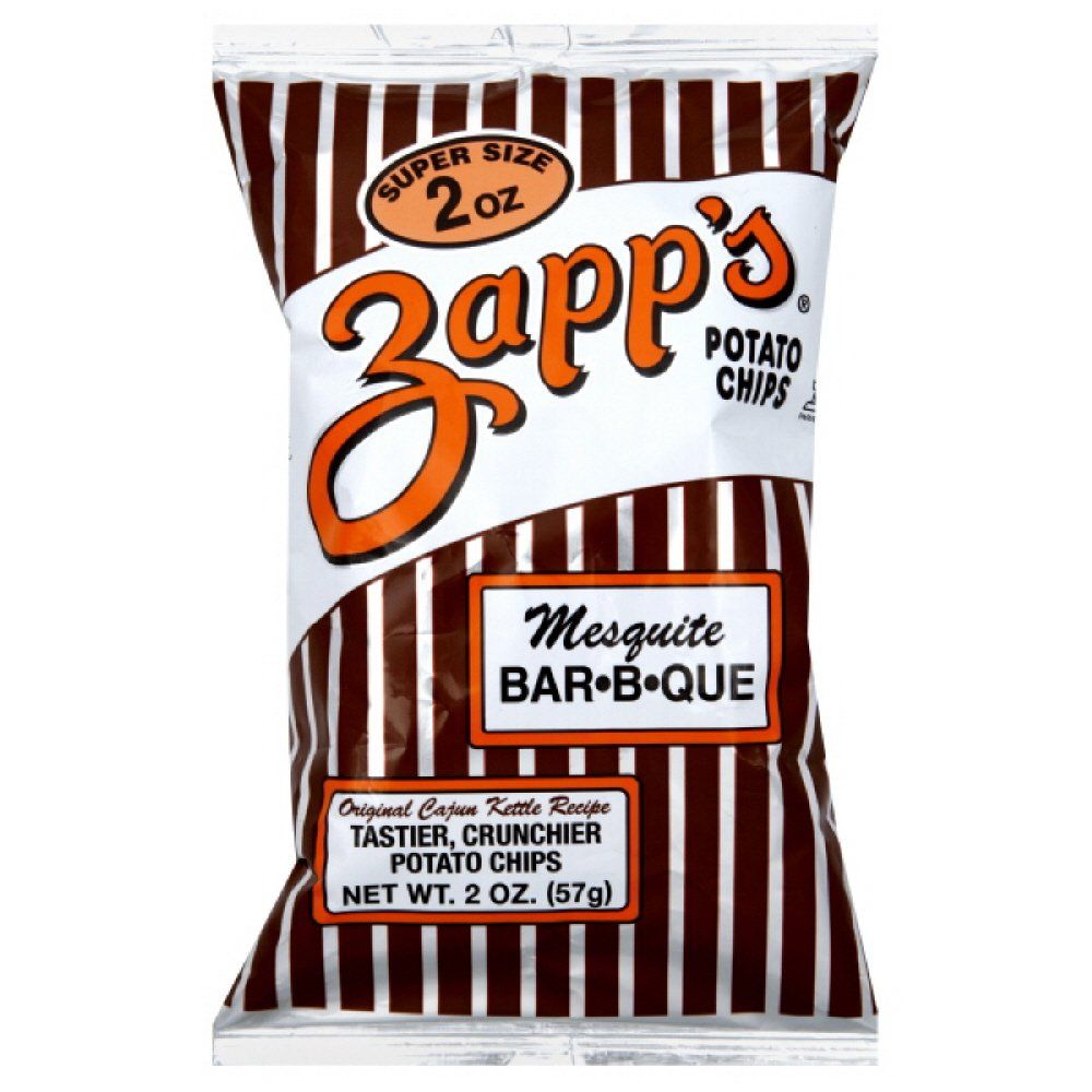 Zapp&#39;s Potato Chips Mesquite BBQ, 2-ounces (Pack of25)